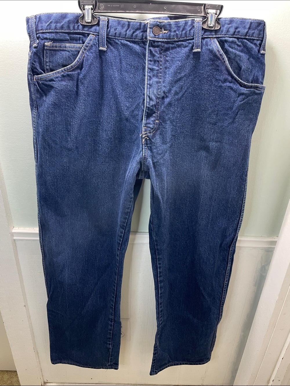 Dickies FR  Men's Straight Leg Jeans in Dark Blue